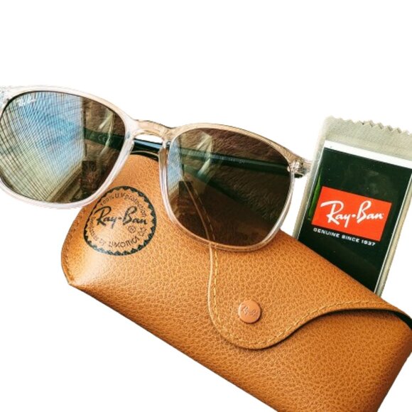 NEW · Ray-Ban Sunglasses · Polished · Gradient Grey · Square · RB4387 · Classic main image 5